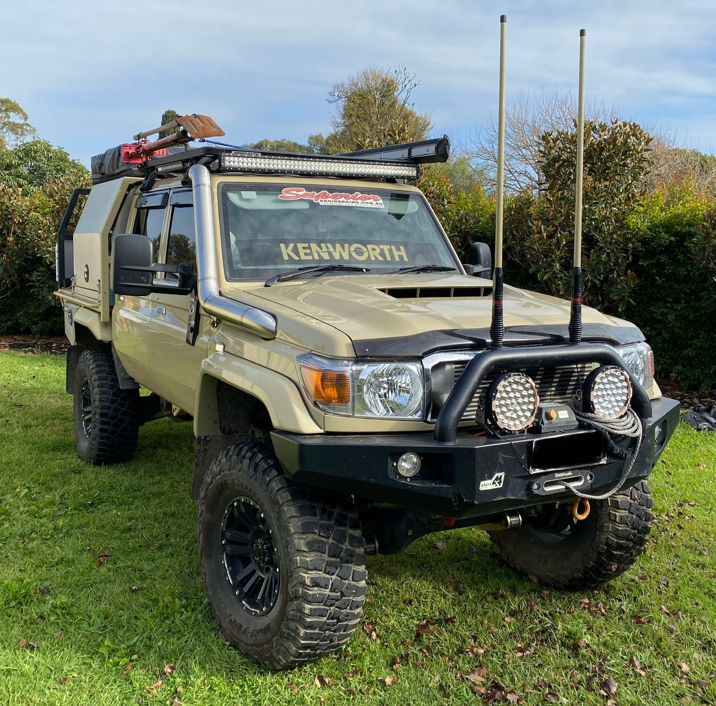 Toyota Landcruiser 79 Series TWIN Snorkels