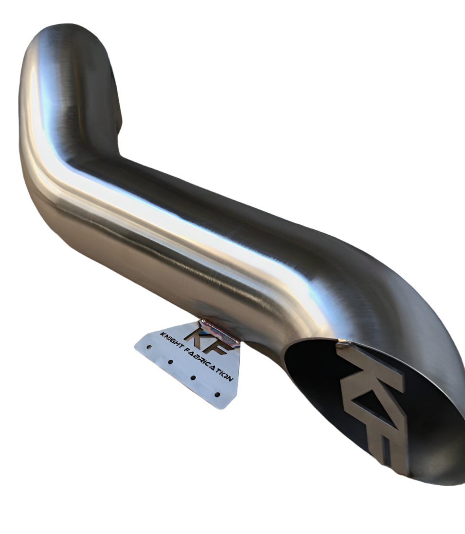 GQ Patrol 5” TWIN Low Cut Bonnet Entry Snorkels + Air box Package