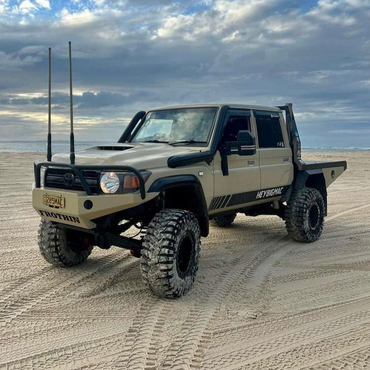 Toyota Landcruiser 79 Series Low Cut TWIN Snorkels