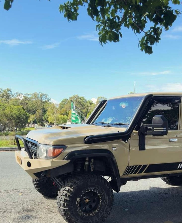 Toyota Landcruiser 79 Series Low Cut TWIN Snorkels
