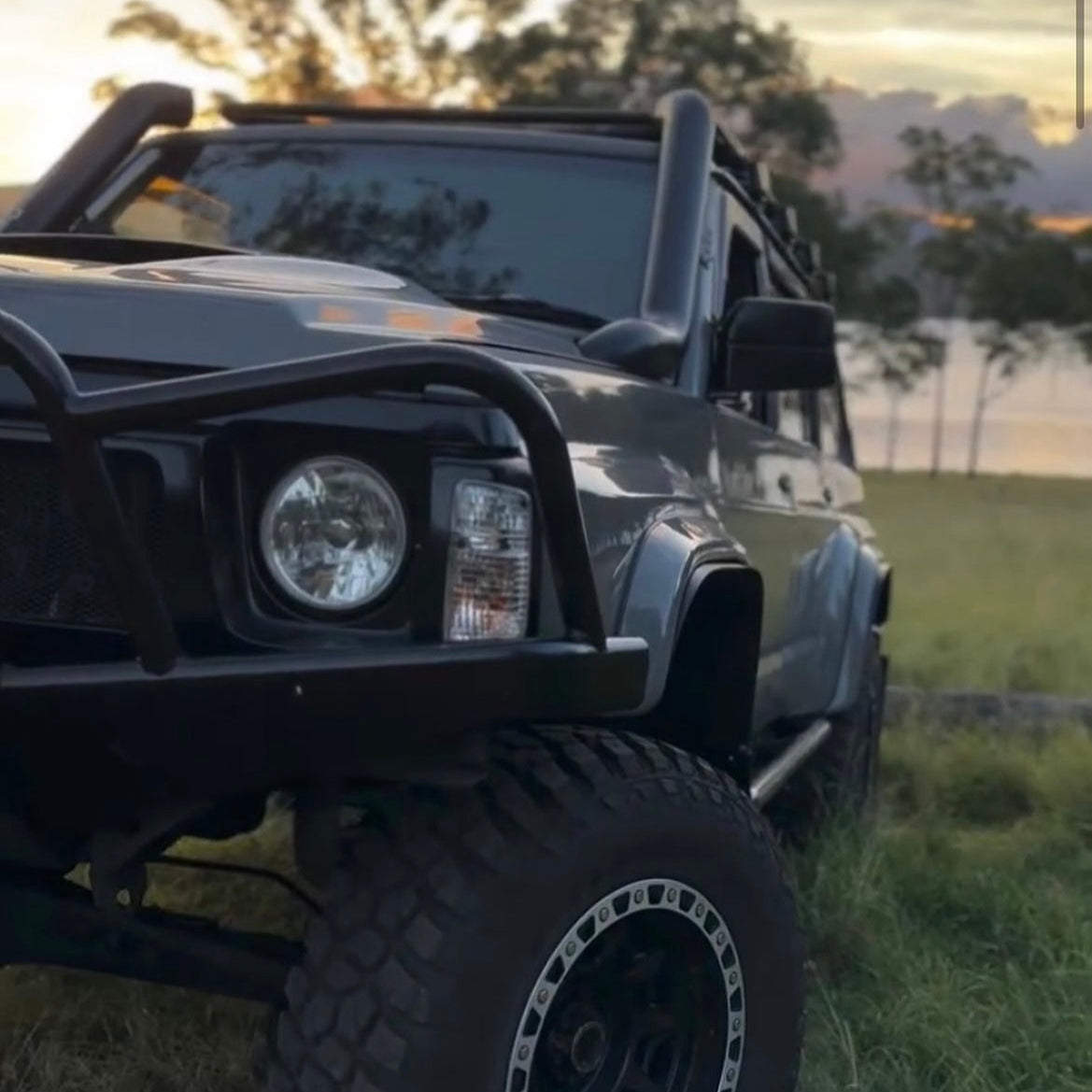 GQ Patrol 4" Bonnet Entry Snorkel