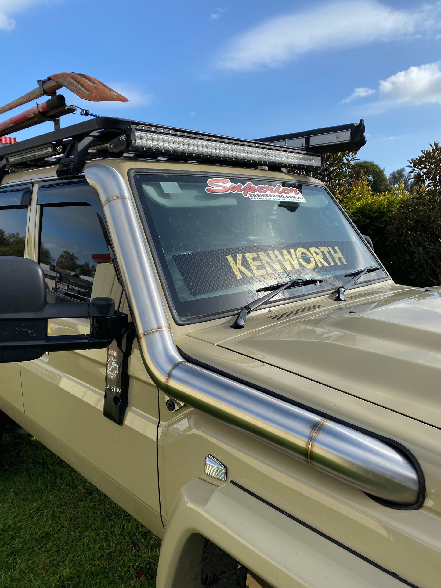 Toyota Landcruiser 79 Series Low Cut TWIN Snorkels