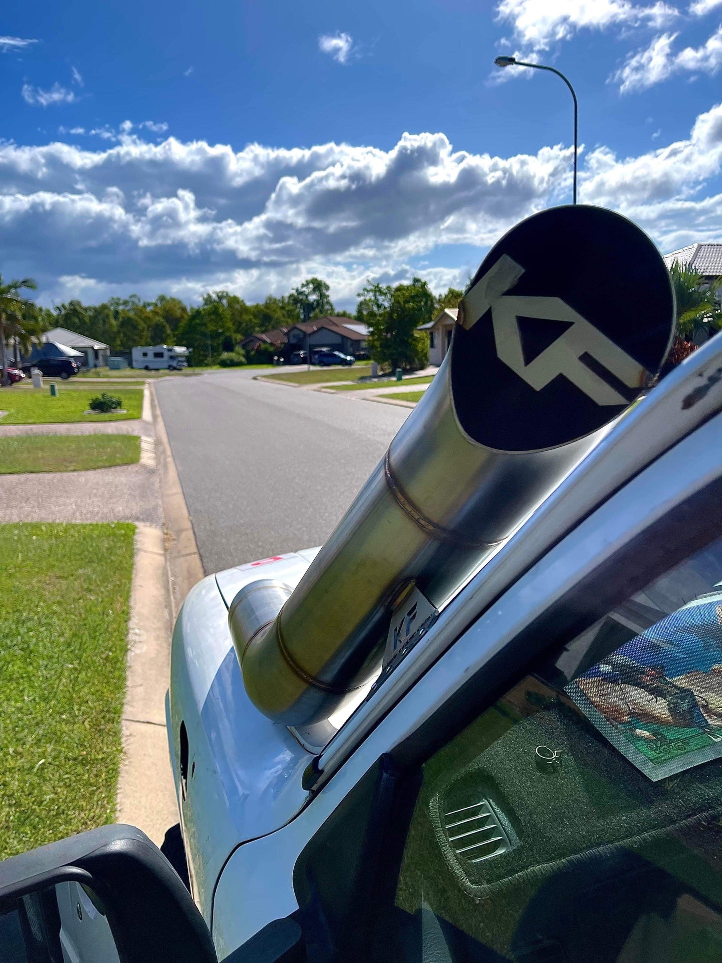 GU Patrol 5" TWIN Bonnet Entry Snorkels