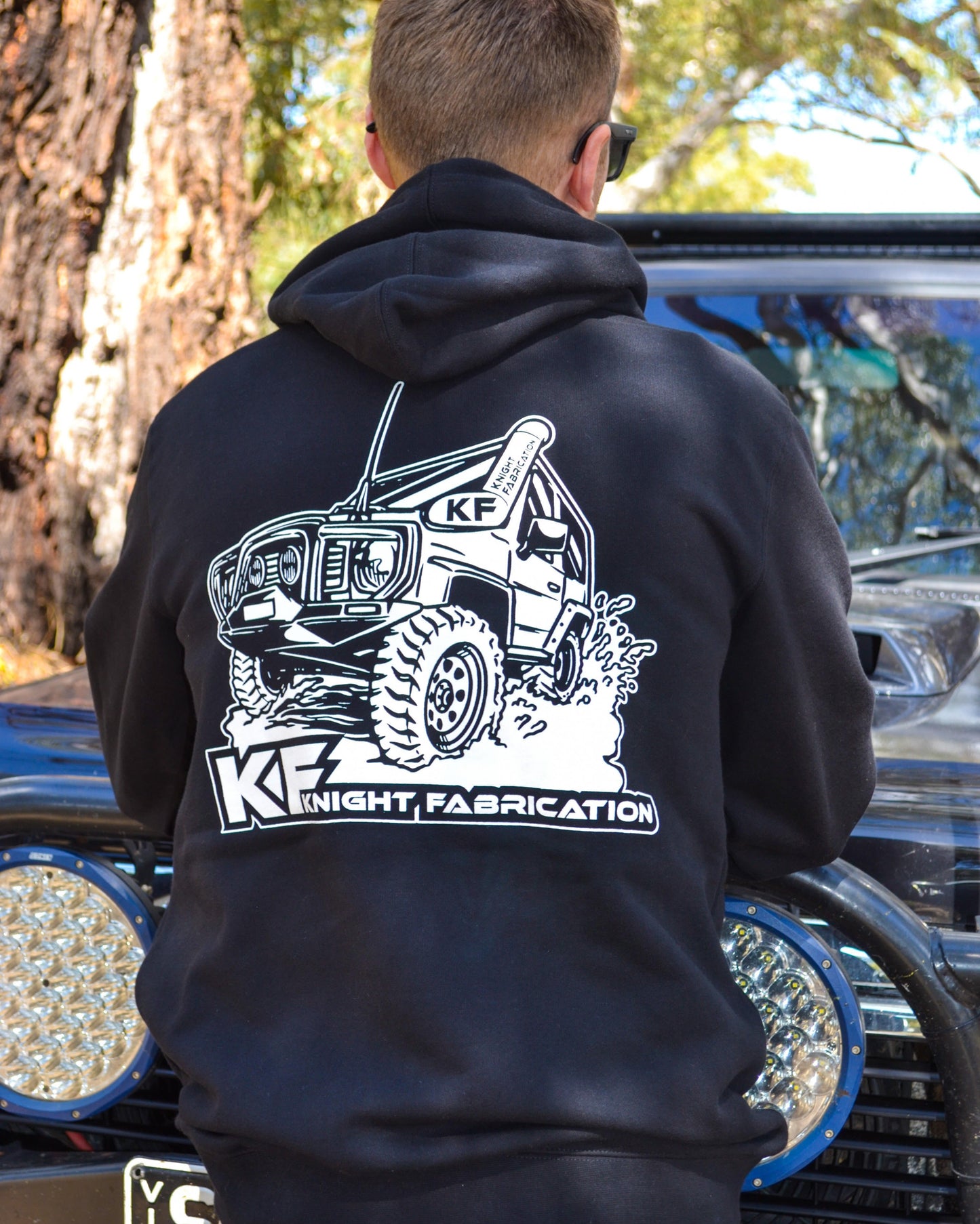 Knight Fab Hoodie- White