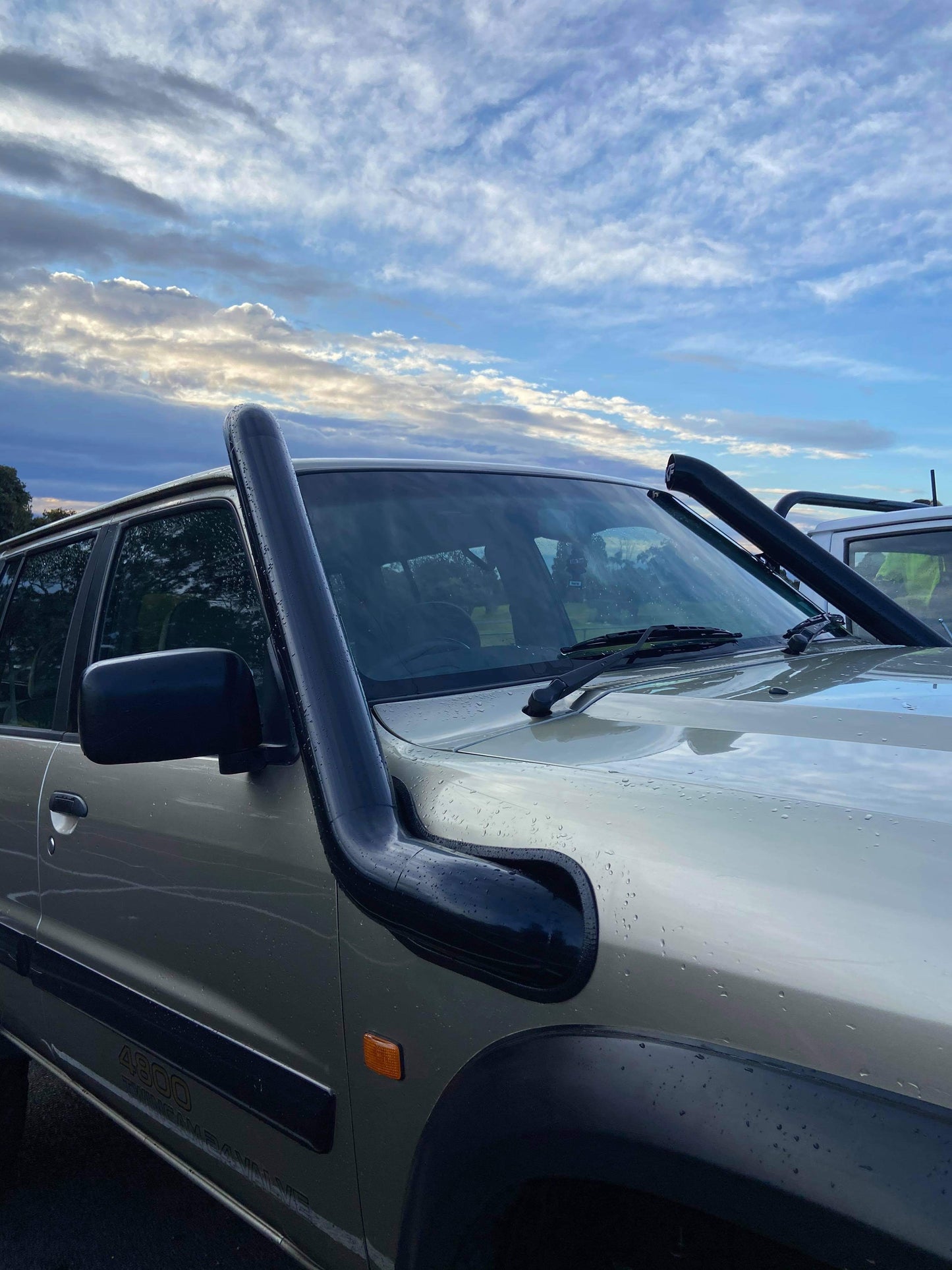 GU Patrol 4" TWIN Guard Entry Snorkels