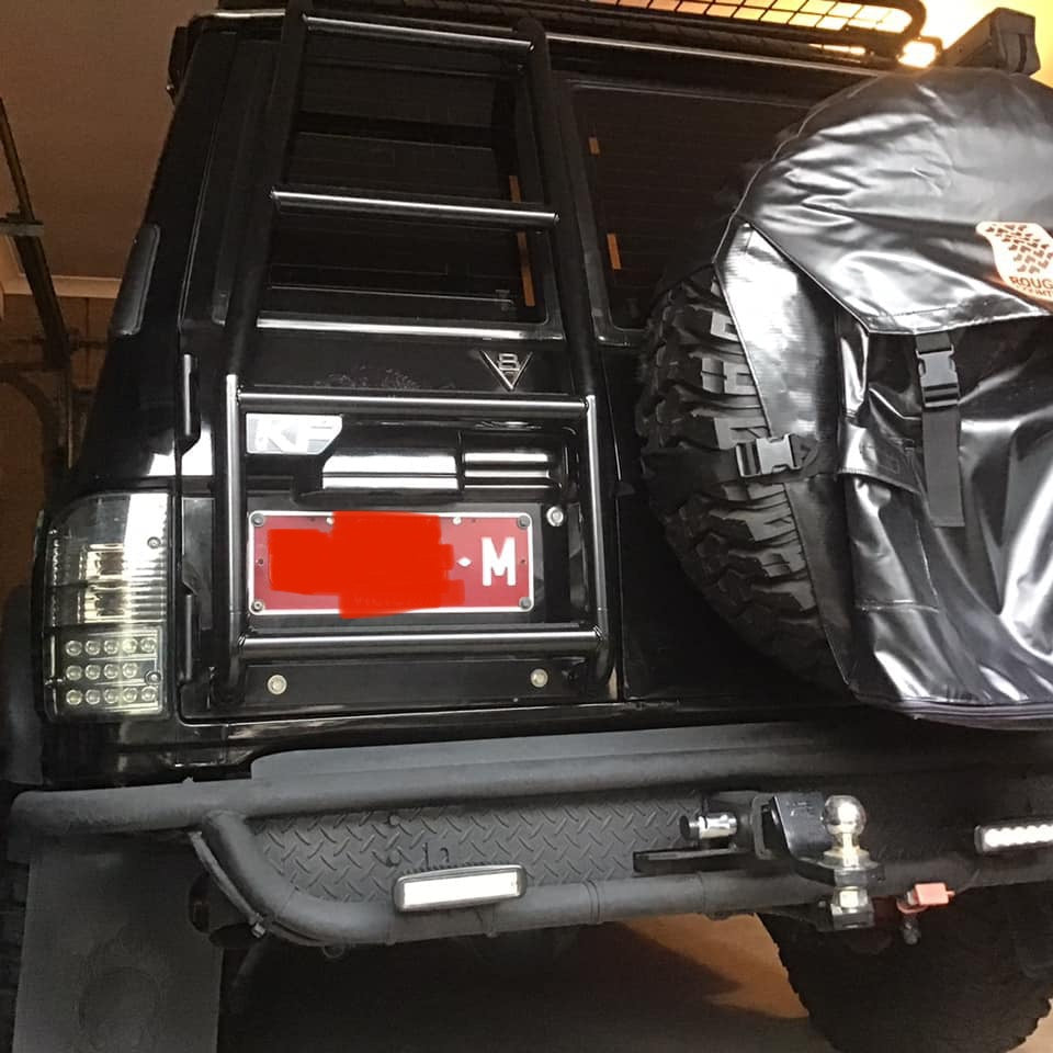 GQ Patrol Rear Door Ladder