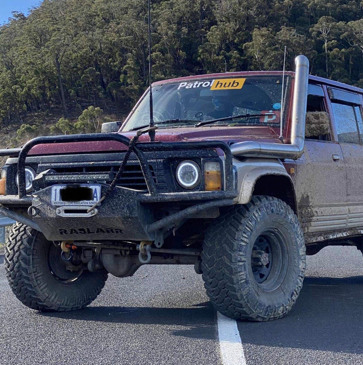 GQ Patrol 4" Guard Entry Snorkel Knight Fabrication