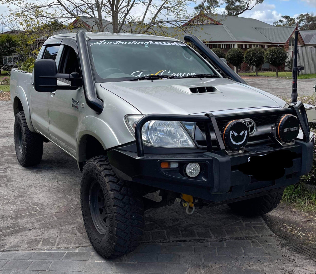Toyota Hilux N70 4" TWIN Snorkels Knight Fabrication