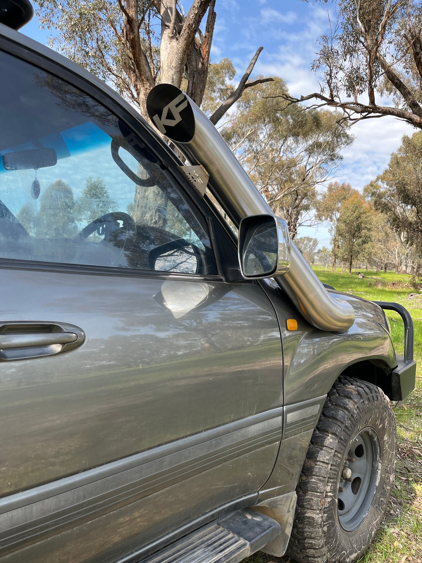 100/105 Series Landcruiser 5" Guard Entry Snorkel