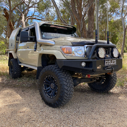 Toyota Landcruiser 79 Series 5”Low Cut TWIN Snorkels