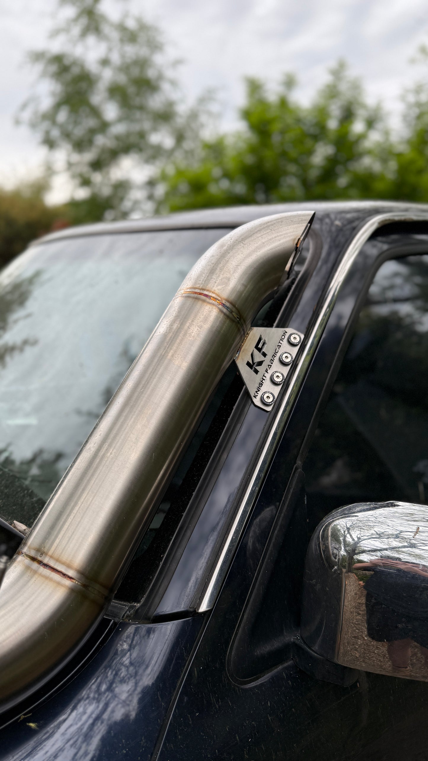 GU Patrol 4" Low Cut Bonnet Entry Snorkel + Air box Package