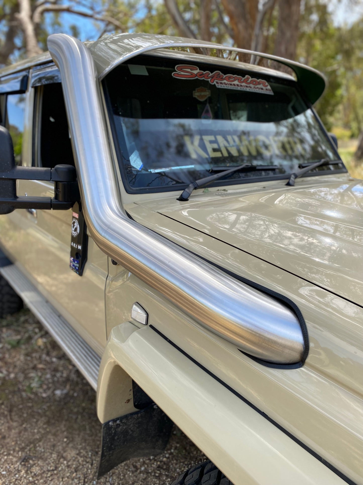 Toyota Landcruiser 79 Series 5”Low Cut TWIN Snorkels