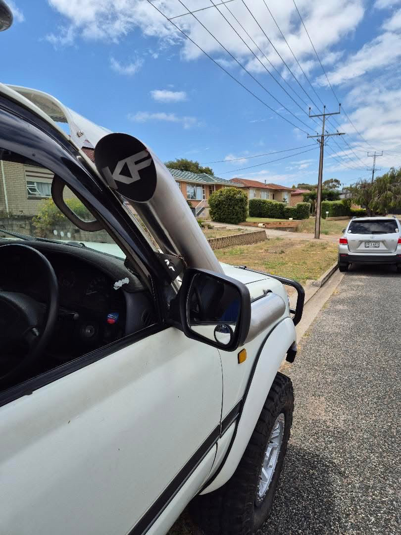 80 Series Landcruiser 5" Low Cut Guard Entry Snorkel