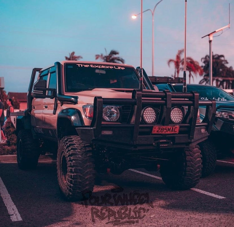 Toyota Landcruiser 79 Series Low Cut TWIN Snorkels – Knight Fabrication