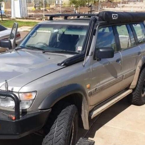 GU Patrol 4" Bonnet Entry Snorkel + Air box Package