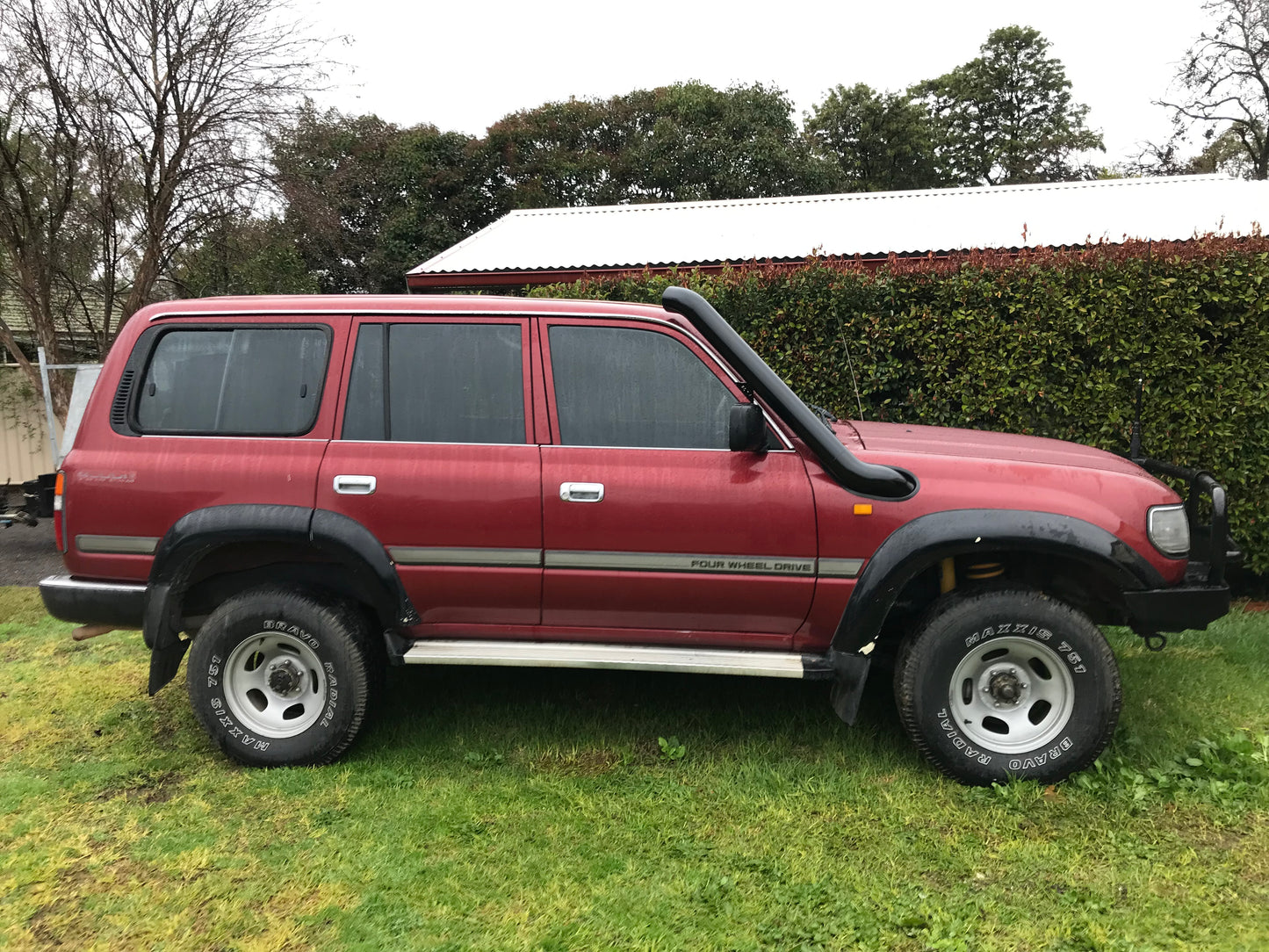 Toyota Landcruiser 80 Series 4" TWIN Short Entry Snorkels