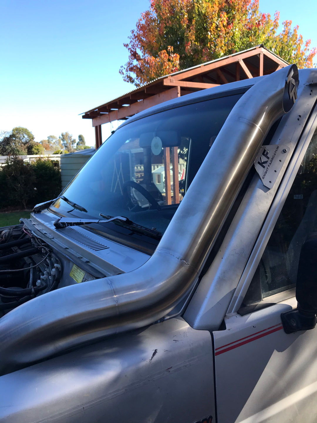 GQ Patrol 4" Low Cut Entry Snorkel Knight Fabrication