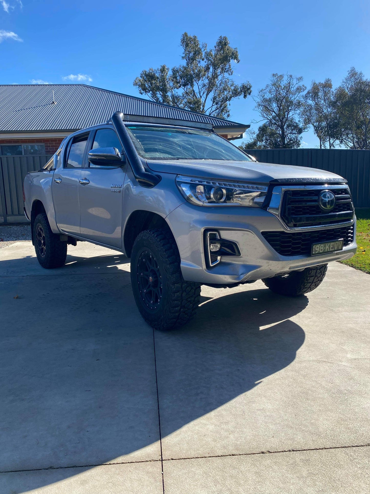 Toyota Hilux N80 4" TWIN Snorkel