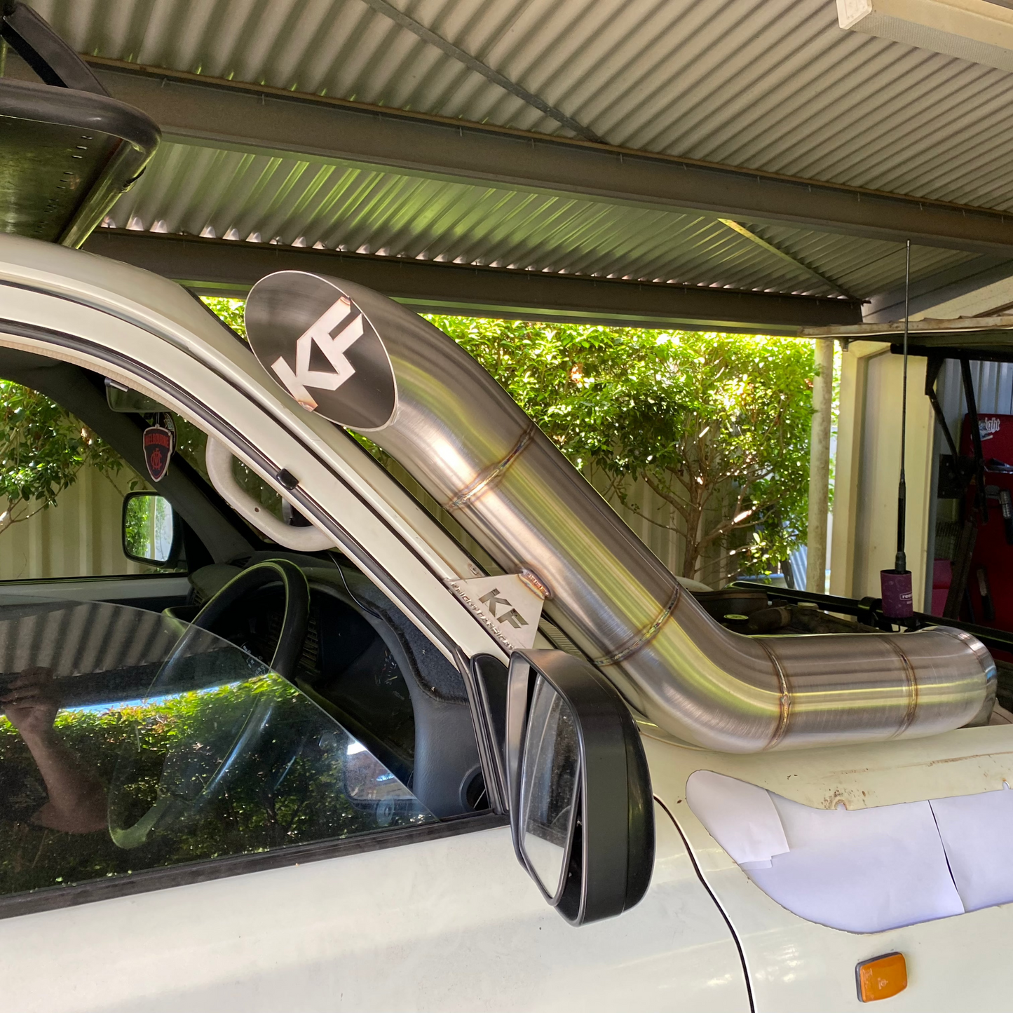 Toyota 80 Series 5" Bonnet Entry Snorkel