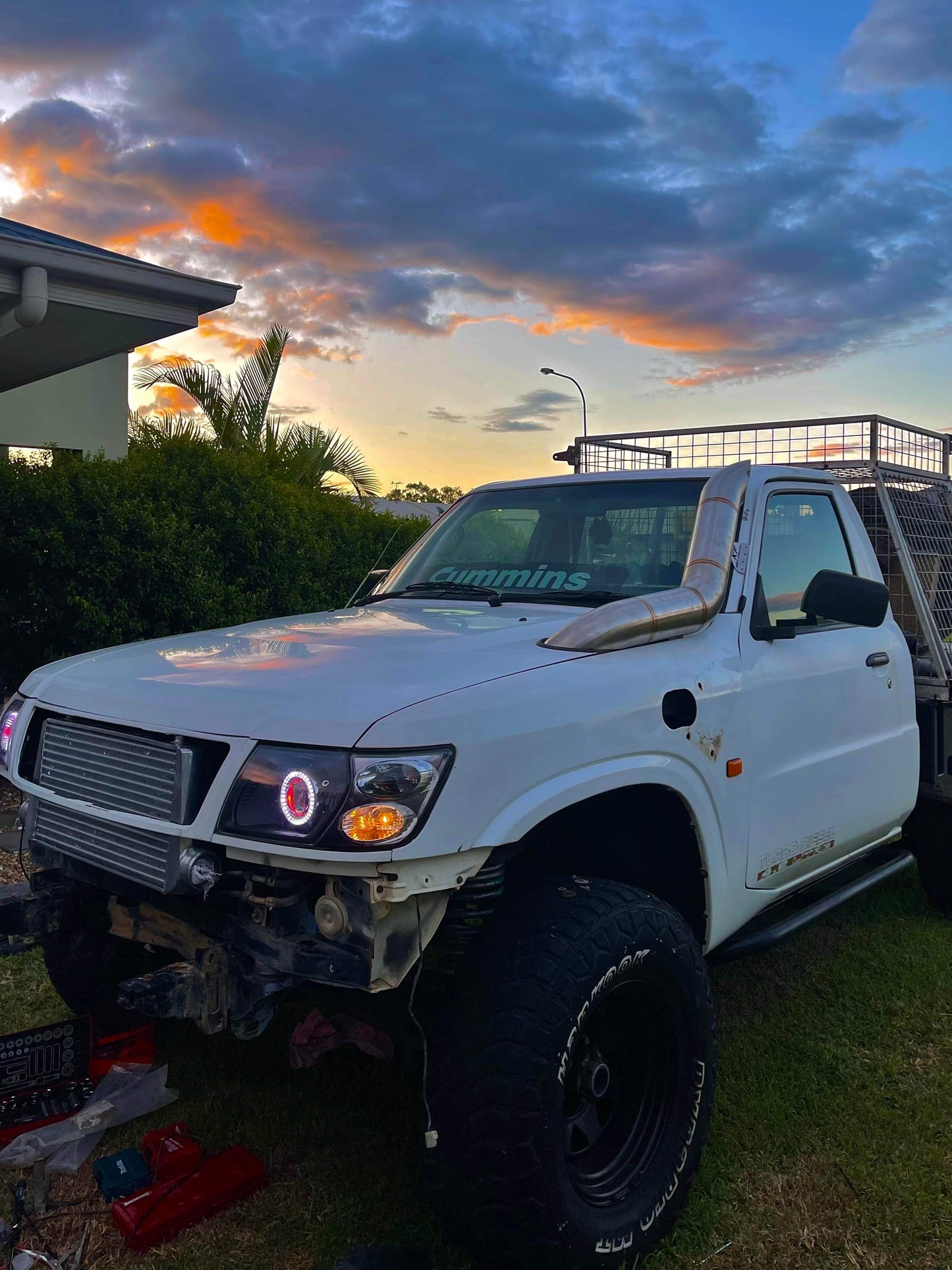 GU Patrol 5" Bonnet Entry Snorkel